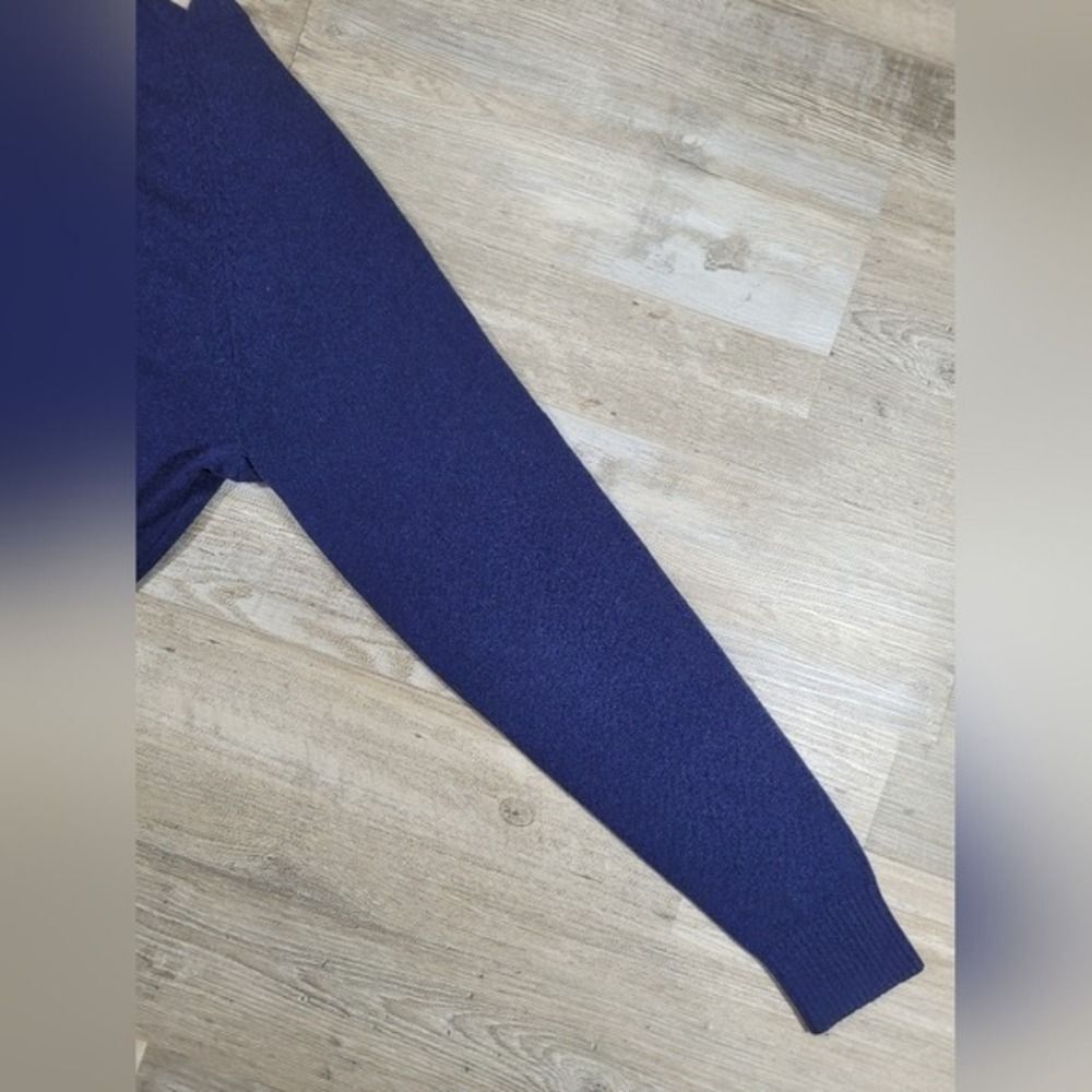 Washable Wool Brooks Brothers 346 Sweater M/ M Blue Crewneck LN - Picture 11 of 16